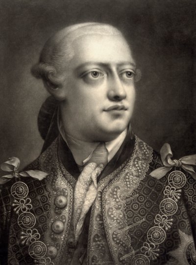 George III, after a Mezzotint by Thomas Frye by William Pether